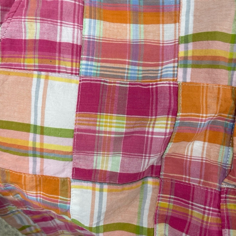 Cape Madras Multi Color Plaid Pink Print‎ Button Closure Preppy Skirt Size 2 XS - Picture 5 of 8